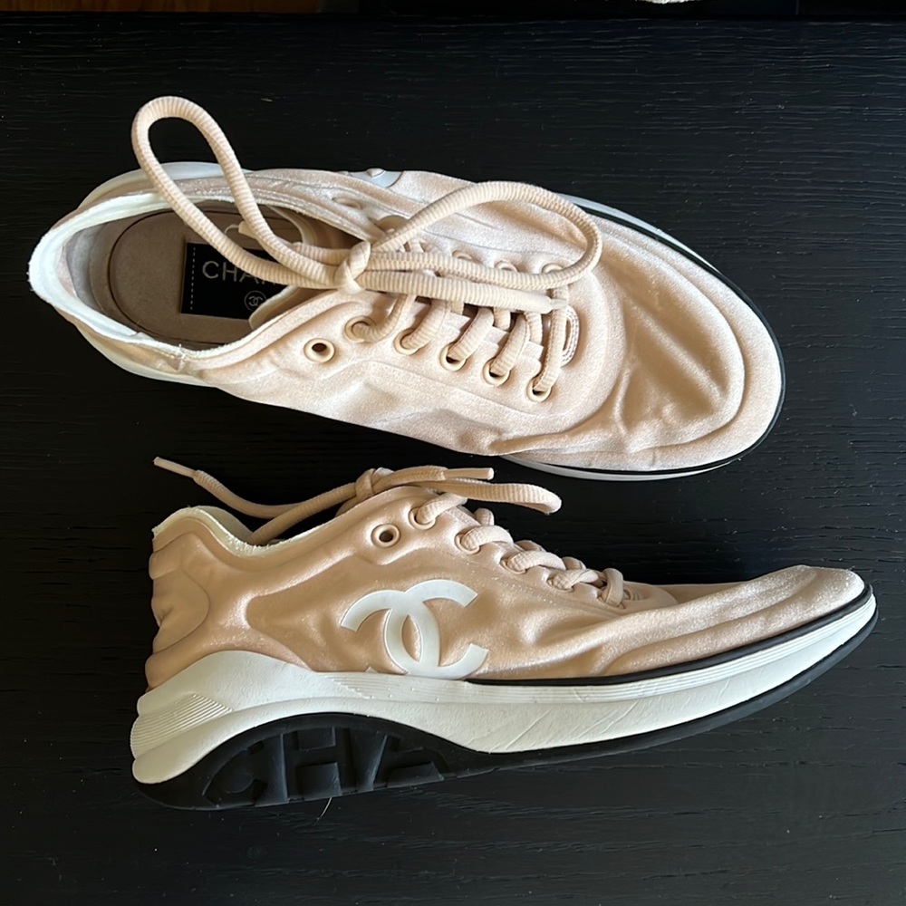 Pink Chanel Sneakers